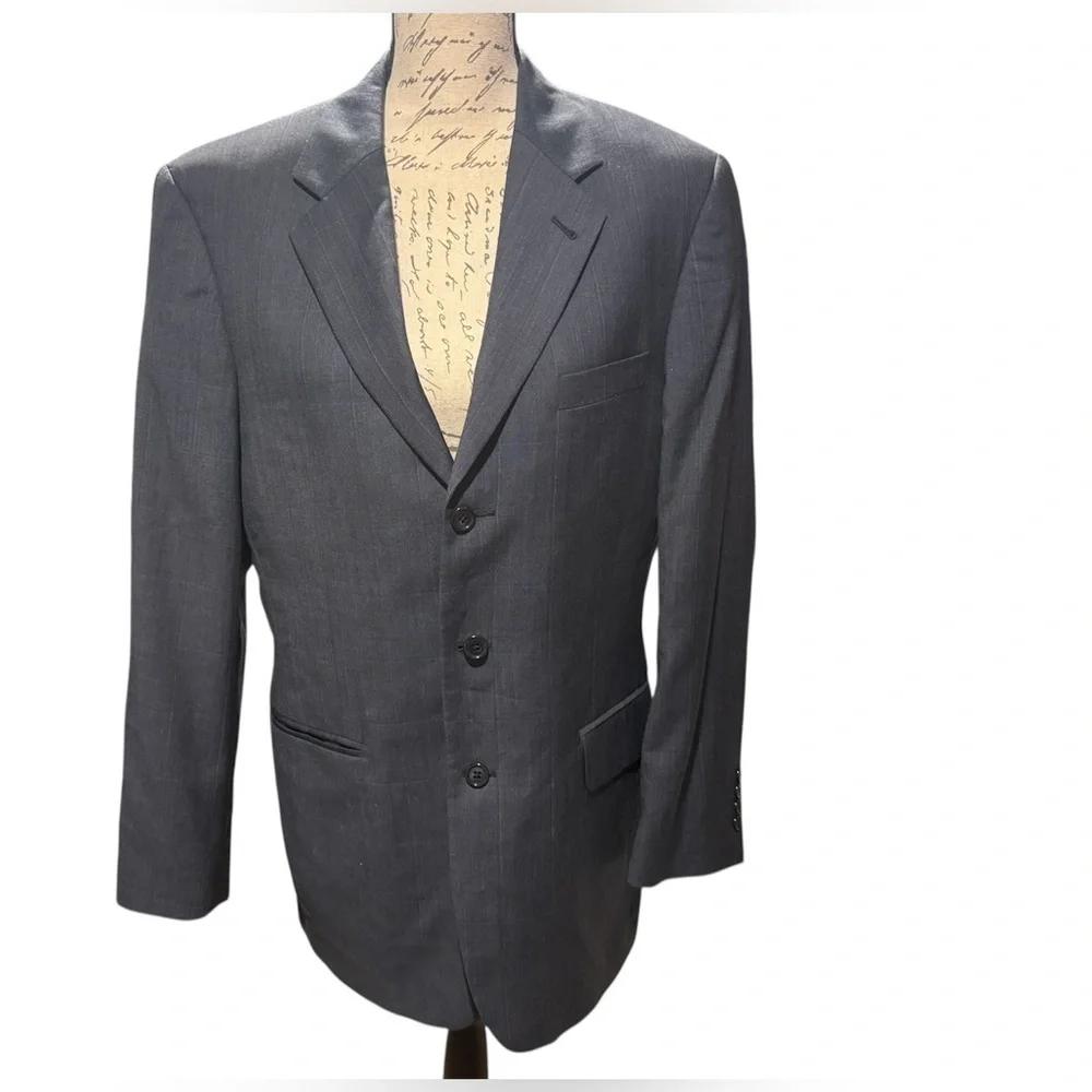 Jos. A. Bank Signature Collection Blazer Suit Jacket Size 39R 100% Wool Navy
